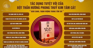 Bột Thần Hương Phong Thủy Kim Tâm Cát - Sản Phẩm Của Thời Đại Tâm Linh Thế Kỷ 21